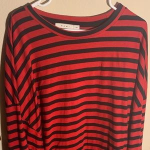Mnml la long sleeve striped tee